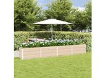 Maison Exclusive - Vaso Da Fiori Avorio 320 X 40 X 45 Cm Acciaio