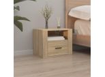 Maison Exclusive - Comodino Da Parete In Rovere Sonoma 50X36X40 Cm