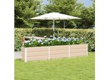 Maison Exclusive - Vaso Da Fiori Avorio 240 X 40 X 45 Cm Acciaio
