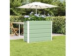Maison Exclusive - Vaso Da Fiori Verde 100 X 40 X 75 Cm In Acciaio