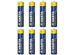 8 Batterie Alcaline R-03 LR03 Aaa Varta Industrial 4003