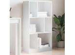Maison Exclusive - Libreria Bianca 57X28,5X107,5 Cm Materiale Ligneo