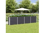 Maison Exclusive - Fioriera Antracite 160 X 40 X 75 Cm In Acciaio