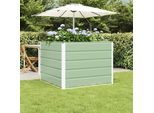 Maison Exclusive - Vaso Da Fiori Verde Pastello 100 X 100 X 75 Cm Acciaio