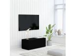 Maison Exclusive - Mobile Tv Nero 80X34X30 Cm Materiale Ligneo