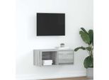 Maison Exclusive - Mobile Tv Grigio Sonoma 60X31X25,5 Cm Materiale Ligneo
