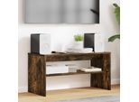 Maison Exclusive - Mobile Tv Rovere Affumicato 80 X 35 X 40 Cm Materiale Ligneo
