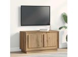 Maison Exclusive - Mobile Tv In Rovere Artisan 80 X 35 X 45 Cm Materiale Ligneo