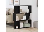 Maison Exclusive - Libreria Effetto Rovere Nero 80X24X96 Cm Materiale Ligneo