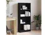 Maison Exclusive - Libreria Effetto Rovere Nero 60 X 24 X 143 Cm Materiale Ligneo