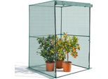 Vevor Tenda Protettiva Per Piante, Rete Protettiva Per Piante 1200X1200X1800 Mm, Porta Con Cerniera, Resistente Al Vento, Serra Alta Per Piante Per Aiuole Rialzate All'aperto, Per Giardino, Terrazza E Prato