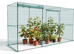 Vevor Tenda Protettiva Per Piante, Rete Protettiva Per Piante 3560X1200X1940 Mm, Porta Con Cerniera, Resistente Al Vento, Gabbia Per Piante, Serra Per Aiuole Rialzate All'aperto, Giardino, Terrazza E Prato