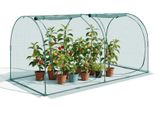 Vevor Tenda Protettiva Per Piante, Rete Protettiva Per Piante 2489X1200X1200 Mm, Porta Con Cerniera, Resistente Al Vento, Gabbia Per Piante, Serra Per Aiuole Rialzate All'aperto, Giardino, Terrazza