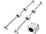 Guide Lineari Vevor SFC25, Confezione Da 2 Guide Lineari Da 1000 Mm E 4 Blocchi Di Scorrimento, Guide Di Scorrimento, Guide Di Scorrimento Per Macchine Per Incisione Fai Da Te, Torni E Fresatrici, Piastra Basculante Fai Da Te Per Esercitazioni