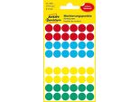 Avery Zweckform® 3088 3088 Punti Marcatori - Ø 12 Mm, 5 Fogli/270 Etichette, Colori Assortiti