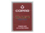 Copag 100% Plastica Formato Poker Carte Da Gioco Indice Jumbo Rosso