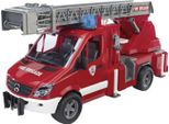 Bruder 02532 Mb Autopompa Sprinter Con Scala Girevole E Pompa