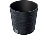 Blumentopf Prosperplast "Furu Ro", Grau (Anthrazit), H:29,4Cm Ø:30Cm, Kunststoff, PflanzgefäßE