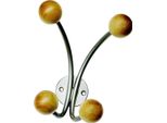 Alco Coat Rack 4 Knobs Appendiabiti Appendiabiti Da Parete Alco Con Struttura In Metallo Satinato Color Argento