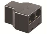 Goobay Isdn T Adapter 2 X RJ11/RJ14 Buchse Auf RJ11/RJ14 Schwarz (Bulk)
