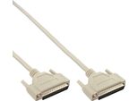 Inline® 37372 Serielles Kabel, 37Pol Stecker / Stecker, Vergossen, 1:1 Belegt, 2M