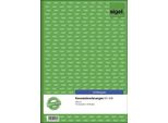 Sigel KG428 Ricevute Per Registratori Di Cassa - A4, Layout Singolo, 1° E 2° Foglio Stampati, 2 X 50 Fogli
