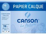 Canson Transparentpapier, Satiniert, Din A3, 70/75 G/Qm