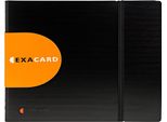 Libro Di Biglietti Da Visita Exacard Con 20 Buste Rimovibili Per 240 Biglietti Exactive, 20X25Cm Nero