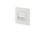 Metz Connect Modulo Scatola Di Derivazione Da Incasso, 2 Porte Non Equipaggiate Bianco Puro
