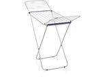 Leifheit Asciugatrice A Libera Installazione Siena 180 114Cm Bianco / Blu