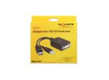Delock Displayport Adapter Dp -> DVI(24+5) St/Bu +Usb Schw.