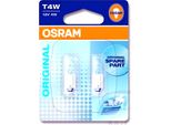 Osram Original T4W Ba9S 12 V/4 W (Confezione Blister Da 2)