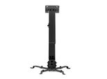 Sunne | Supporto Per Proiettore A Soffitto | Inclinazione E Rotazione | Peso Massimo (Capacità Di Carico) 20 Kg | Nero