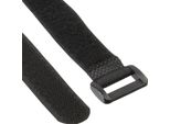 Inline® 59945F Passanti In Velcro 20X200Mm, 10 Pezzi, Nero