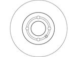 2X Trw DF4232 Disco Freno Asse Anteriore