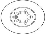 2X Trw DF2809 Disco Freno Asse Anteriore