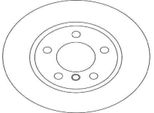 2X Trw DF4449 Disco Freno Asse Anteriore