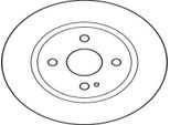 2X Trw DF4966 Disco Freno Asse Anteriore
