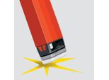 Livella A Bolla Big X 100Cm In Alluminio Rosso ± 0,5Mm/M Sola
