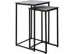 Beistelltisch Paroli, Schwarz (Schwarz, Schwarz, Schwarz), B:30Cm H:51,5Cm T:30Cm, Tische, Beistelltisch