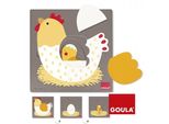 Puzzle In Legno Goula 3 Passi Pollo