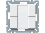 Pulsante 2-Gang Plus, Bianco Polare, Sistema M