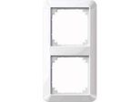 Merten 389225 Cornice 1-M, A 2 Ingressi, Bianco Attivo Lucido