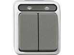 Merten Interruttore Per Tapparelle 1P MEG3715-8029 Grigio Chiaro Aquastar MEG3715-8029 MEG3715-8029 (MEG3715-8029)