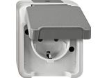 Presa Schuko Grigio Chiaro - Presa MEG2300-8029