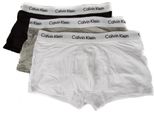 Confezione 3 Boxer Uomo Tripack Ck Calvin Klein Articolo U2664G Low Rise Trunk 3PK, 998 Nero/Bianco/Grigio - Black/White/Grey, M, Cotone 95%,Spandex 5%
