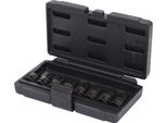 Ks Tools Set Di Bussole Tx Da 1/2", 8 Pezzi, T30-T80 Versione Corta"