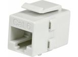 Startech.Com Accoppiatore Di Rete RJ45 Keystone Jack Bianco F/F - Accoppiatore RJ45 - Accoppiatore Cat6 - F/F Cat6 Keystone Jack Bianco Modulare (C6KEYCOUPLWH)