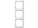 Merten 389325 Cornice 1-M, A 3 Ingressi, Bianco Attivo Lucido