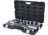 Ks Tools 911.0752 - Set Di Chiavi A Bussola - 3/4 Di Pollice - 21 Teste - Acciaio Al Cromo Vanadio - 14 Kg